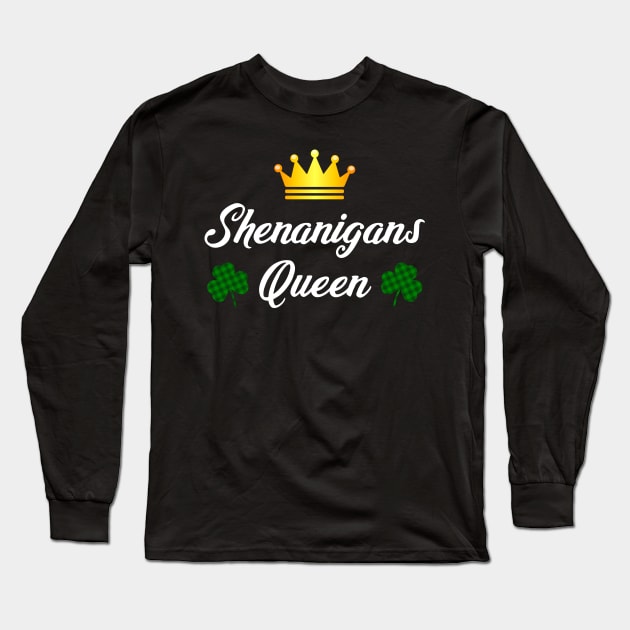 Shenanigans Queen Long Sleeve T-Shirt by KawaiiAttack